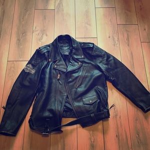 Harley-Davison Leather Riding Jacket